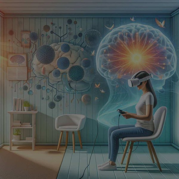 How do modern virtual reality applications aid in treating phobias and anxiety disorders?