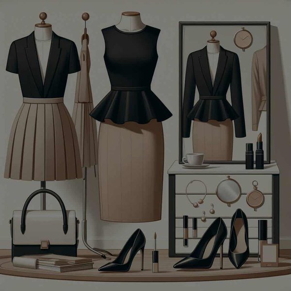 How Can You Create a Balanced Outfit with a Peplum Top for Work?