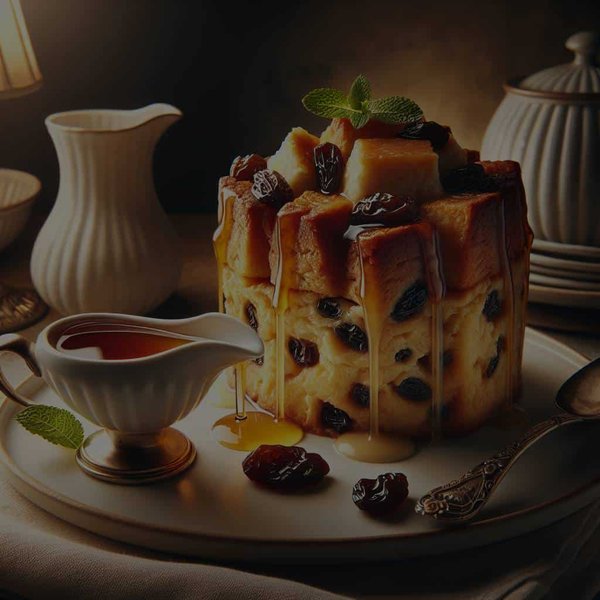 Can You Create a Gourmet Bread and Butter Pudding with a Whiskey Sauce?